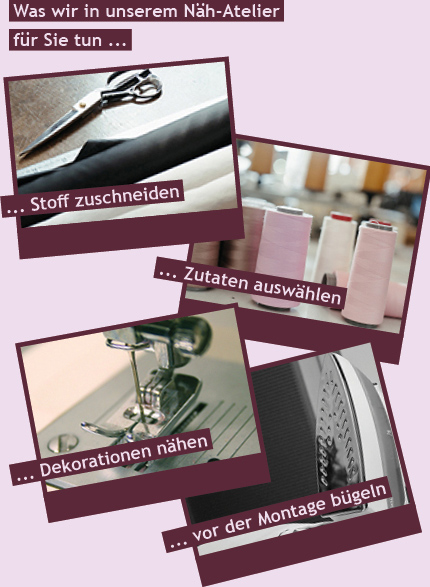 Raumausstattung Hützen Näh-Atelier